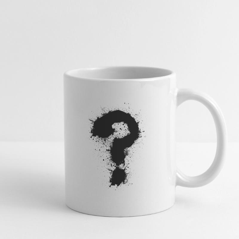 Point d'interrogation Mug blanc