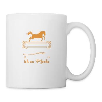 Pferde-Design - Tasse - Weiß - Rechts