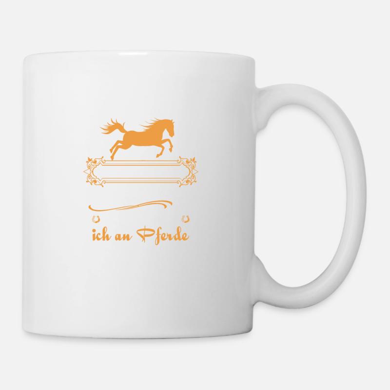 Pferde-Design - Tasse - Weiß