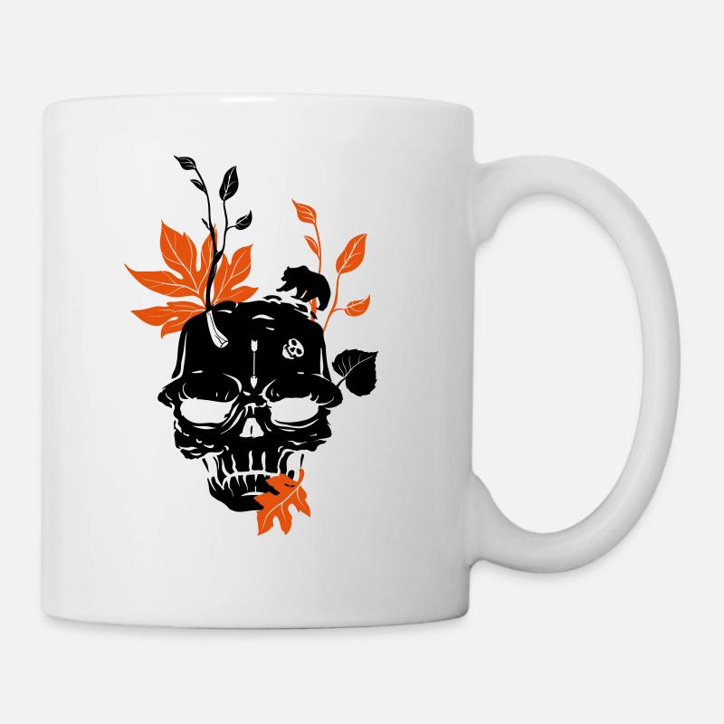 Bast - Dead Skull and Ours et de l'érable - Mug blanc - blanc