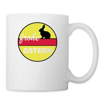 Frohe Ostern 3c - Tasse - Weiß - Rechts