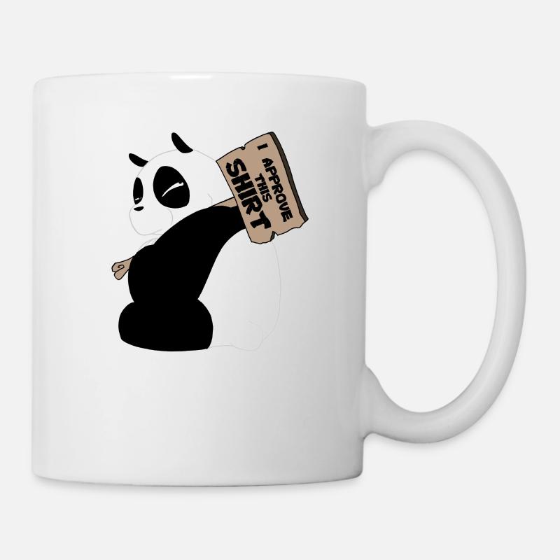 panda cool - Mug blanc - blanc