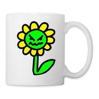 méchant Fleur - 3 - Mug blanc - blanc - Droite
