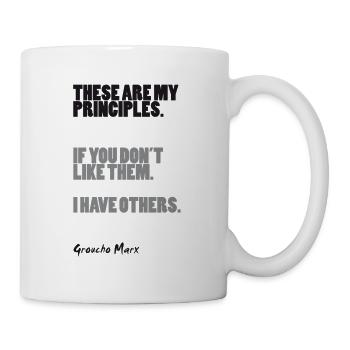 These Are My Principles: Groucho Marx - Mug - white - Right