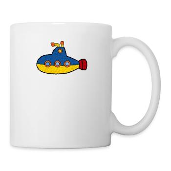 sous-marin - Mug blanc - blanc - Droite