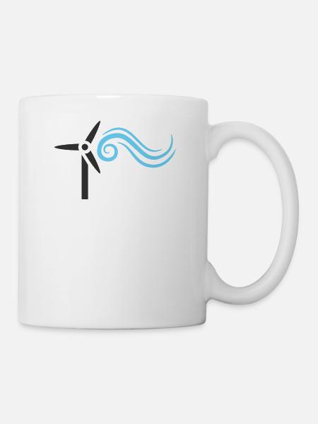 windmill - Mug - white