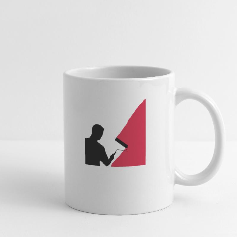 Painter and painter - vector Mug
