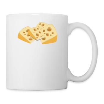 Käse - Tasse - Weiß - Rechts