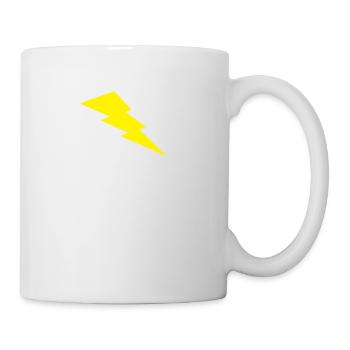 Blitz - Tasse - Weiß - Rechts