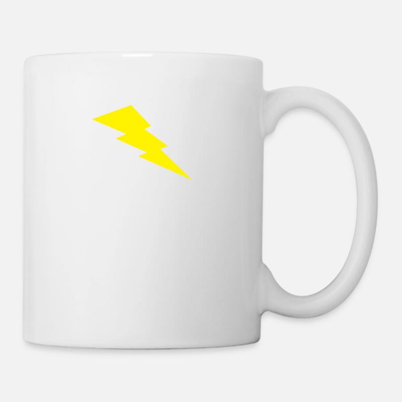 Blitz - Tasse - Weiß