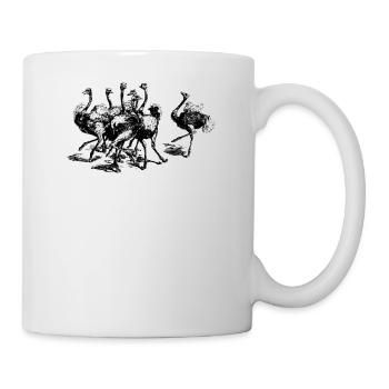 Strauß - Tasse - Weiß - Rechts