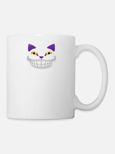 Grinsekatze Tshirt kinder lachen lustig geschenk - Tasse - Weiß