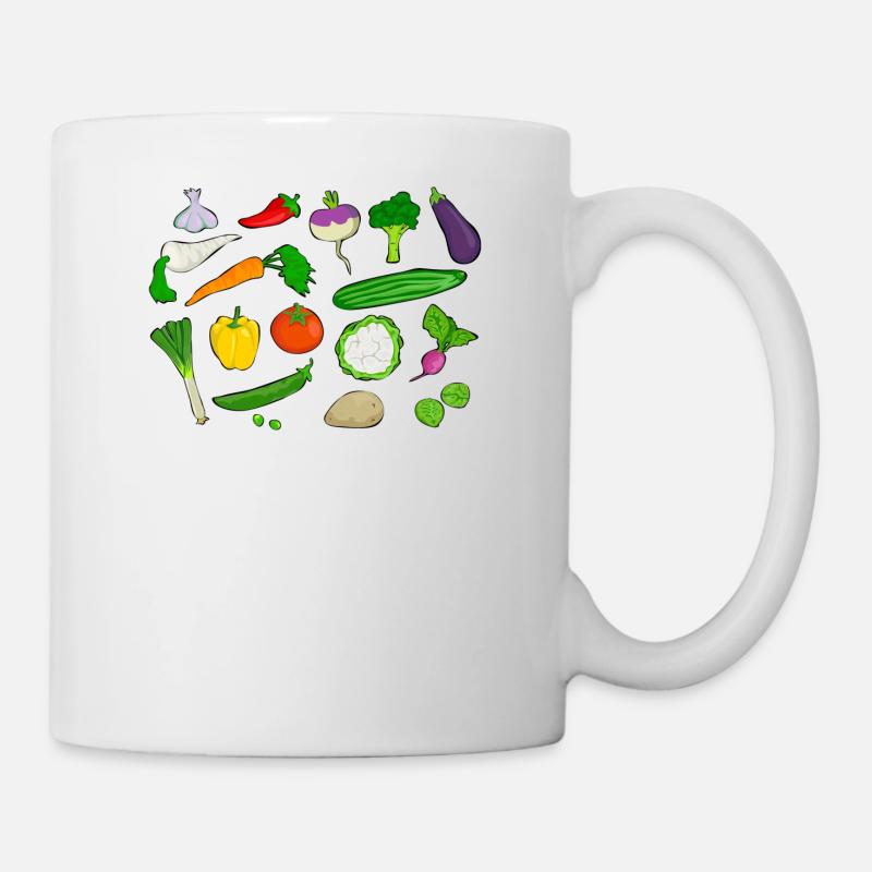 légume - Mug blanc - blanc