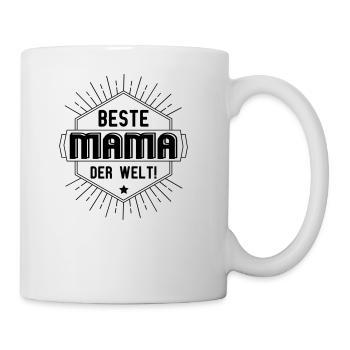 beste Mama der welt - Tasse - Weiß - Rechts