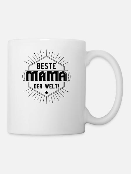 beste Mama der welt - Tasse - Weiß