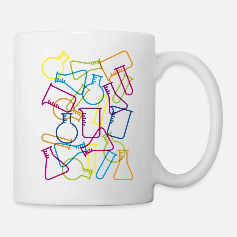 Grande Verrerie de laboratoire - Mug blanc - blanc
