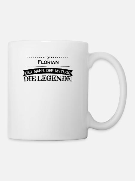 Mythos Legende Vorname Florian - Tasse - Weiß