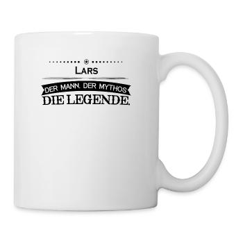Mythos Legende Vorname Lars - Tasse - Weiß - Rechts