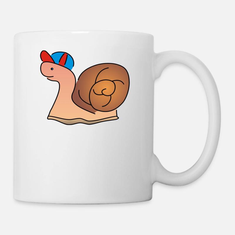 escargot escargot - Mug blanc - blanc