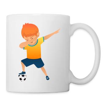 Soccer Boy Dab Dance - Mug blanc - blanc - Droite
