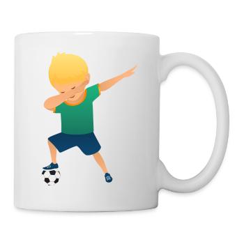 Soccer Boy Dab Dance - Mug blanc - blanc - Droite