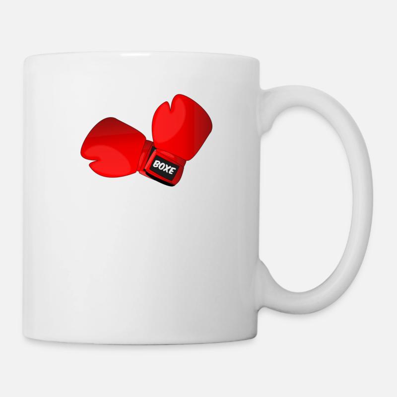Gants de boxe - Mug blanc - blanc