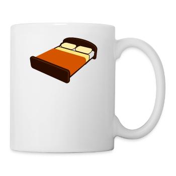 Bett - Tasse - Weiß - Rechts