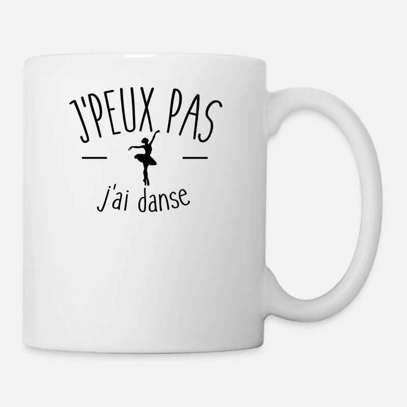 Je peux pas j'ai danse - Mug blanc - blanc