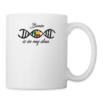 love my dns dna land country Benin - Tasse - Weiß - Rechts
