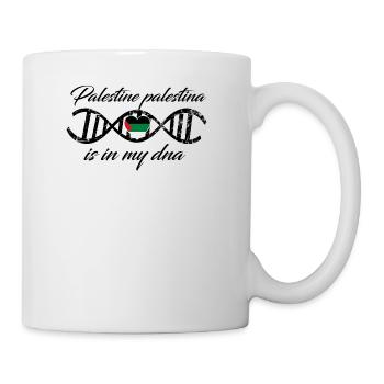 love my dns dna land country Palestine palestina - Mug - white - Right