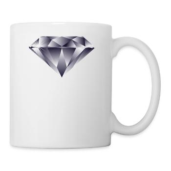 Diamant - Tasse - Weiß - Rechts