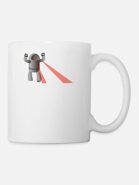 robot - Mug blanc - blanc