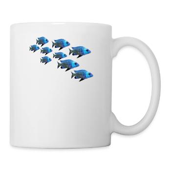 poisson perche mérou mérou perche - Mug blanc - blanc - Droite