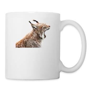 linx luchs cat katze - Tasse - Weiß - Rechts