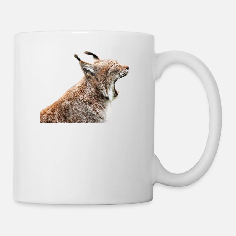 Linx chat chat lynx - Mug blanc - blanc