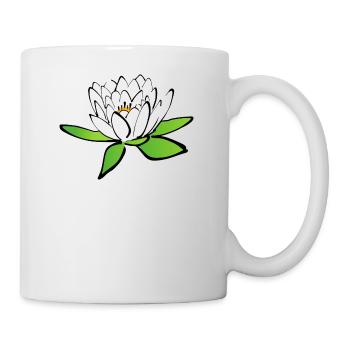 Lotus flower - Mug - white - Right