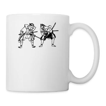 samouraï - Mug blanc - blanc - Droite