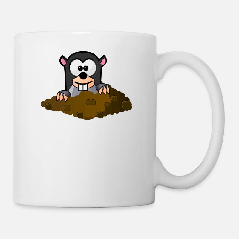 taupe - Mug blanc - blanc