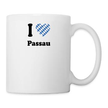 i love bayern bavaria Passau - Tasse - Weiß - Rechts