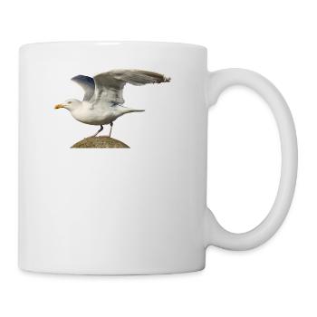 seagull gull moewe2 - Mug - white - Right