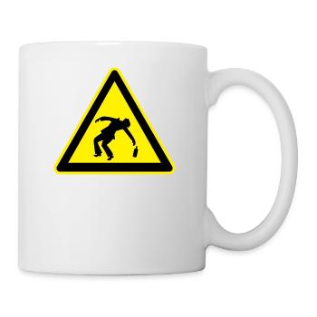 Caution Drunk - Mug - white - Right