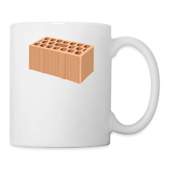 bauen handwerker mechaniker baustelle maurer312 - Tasse - Weiß - Rechts