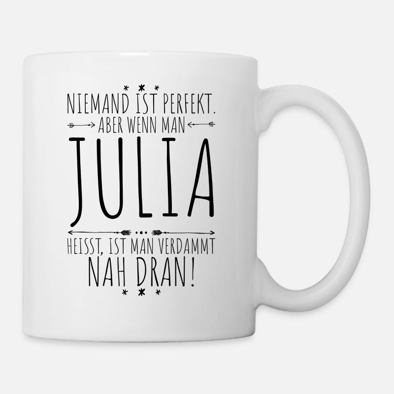 Julia perfekt - Tasse - Weiß