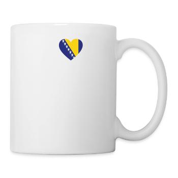 i love home geschenk land BOSNIA - Tasse - Weiß - Rechts