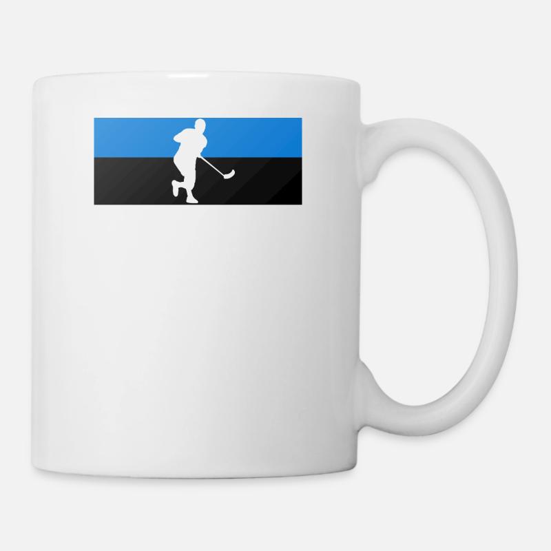 floorball - Tasse - Weiß