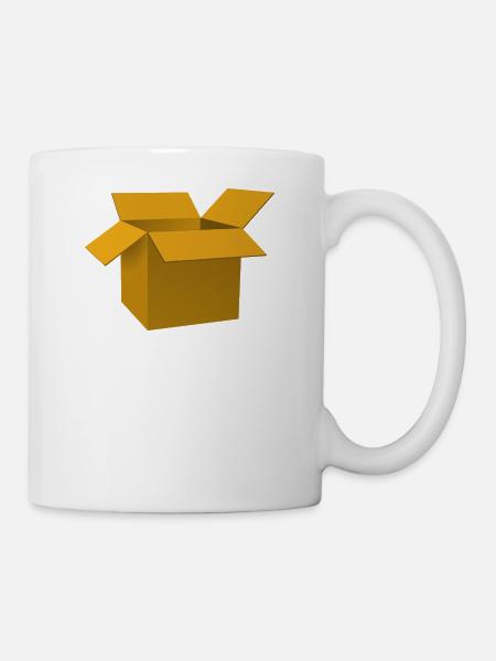 carton - Mug blanc - blanc
