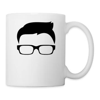 hipster - Mug - white - Right