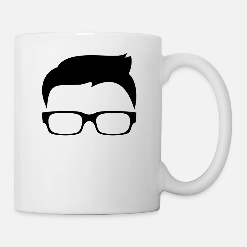 hipster - Mug - white
