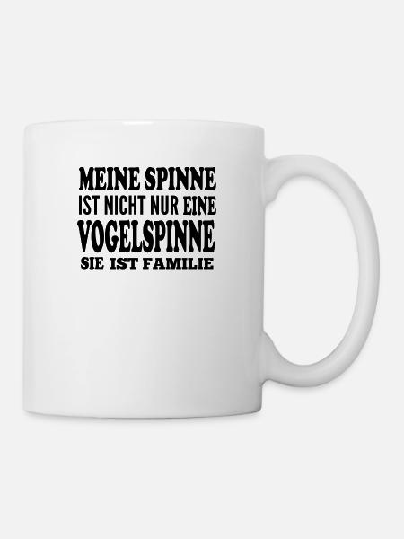 Vogelspinne Vogelspinnen Vogelspinnenhalter - Tasse - Weiß