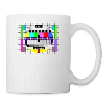Image test card status no signal screen Display - Mug blanc - blanc - Droite